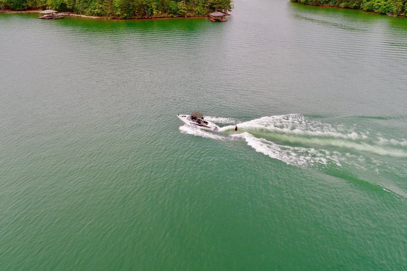 Lake Keowee from the air